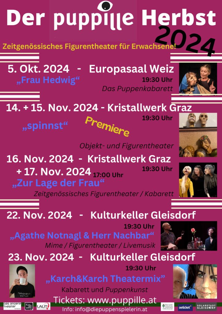 Plakat puppille Herbst2024